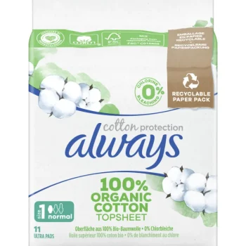 Always Intiimihygieniasuojat^Terveysside 11 Kpl Cotton Protection Ultra Normal