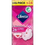 Libresse Intiimihygieniasuojat^Terveysside 26 Kpl Ultra+ Wings Big Pack
