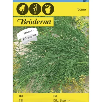 Bröderna Nelsons Kasvien Ja Nurmikonsiemenet-Tilli Como Kylvönauha Siemen