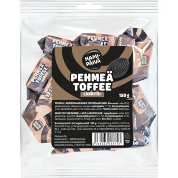 Namipäivä Karkit^Toffee 150 G Lakritsi