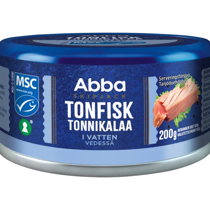 tonnikala-abba-200150-g-vedess-jEAtoqPT-0.webp Abba Säilykkeet^Tonnikala 200/150 G Vedessä