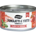 Priima Säilykkeet^Tonnikala 185 G Yrttimaustetussa Tomaattikastikkeessa