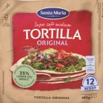 Santa Maria Tortillat Ja Tacokuoret^Tortilla 12 Kpl 480 G Original Medium