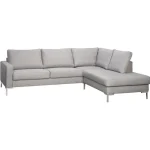 Tenstar Huonekalut-Tracy Avokulmasohva Oikea Vaaleanharmaa