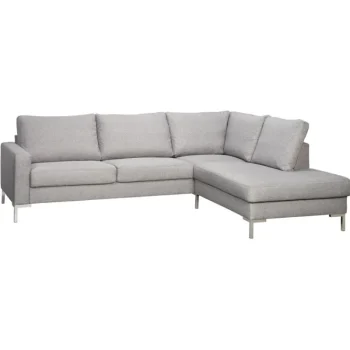 Tenstar Huonekalut-Tracy Avokulmasohva Oikea Vaaleanharmaa