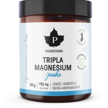 Puhdistamo Terveysravinteet Ja -valmisteet^Tripla Magnesium-jauhe 90 G