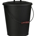 Brücke Kiuas- Ja Takkatarvikkeet-Tuhkaämpäri 20 L Musta