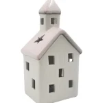 Miny Sesonkikoristeet-Tuikkutalo 17,7 Cm Valkoinen