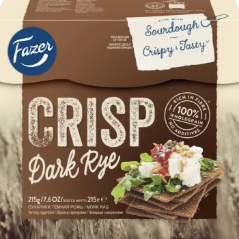Fazer Näkkileivät Ja Hapankorput^Tumma Hapankorppu 215 G Crisp Dark Rye