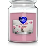 Bispol Kynttilänjalat Ja Kynttilät-Tuoksukynttilä Spa Garden Lasipurkissa