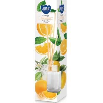 Aura Kynttilänjalat Ja Kynttilät-Tuoksutikku 45 Ml Appelsiini