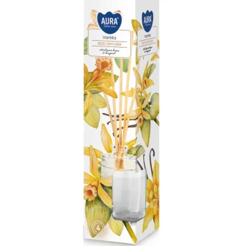 Aura Kynttilänjalat Ja Kynttilät-Tuoksutikku 45 Ml Vanilja