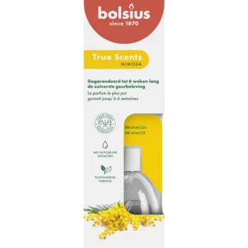 Bolsius Kynttilänjalat Ja Kynttilät-Tuoksutikku 60 Ml Mimosa