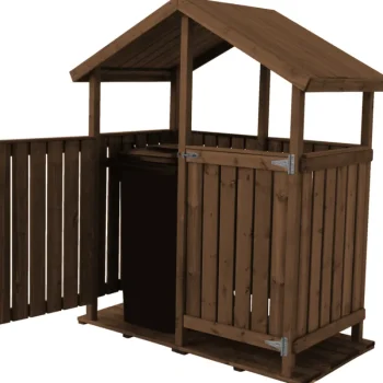 Tammisto Piharakennukset-Tuplajätekatos Classic Ruskea