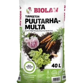 Biolan Puutarhamullat-Turpeeton Puutarhamulta 40 L