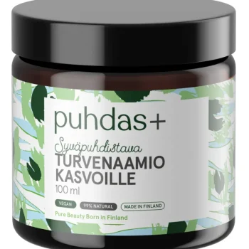 Puhdas+ Luonnonkosmetiikka-Turvenaamio 100 Ml Syväpuhdistava