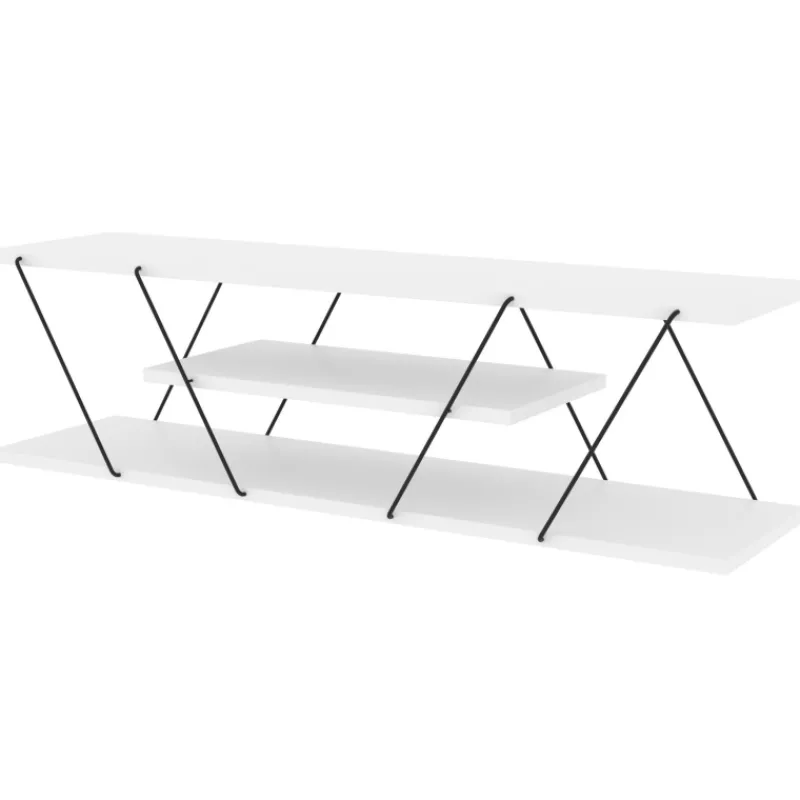 tv-taso-chic-home-120-cm-carit-QcQXXvjH-0.webp Chic Home Pienkalusteet-TV-taso 120 Cm Carita Valkoinen/musta