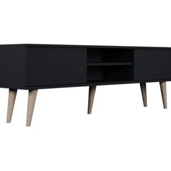 Kocot Huonekalut-TV-taso 160 Cm Toronto Musta