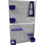 Finbullet Hyllyjärjestelmät-Työkaluseinä 34-osaa + Piikit