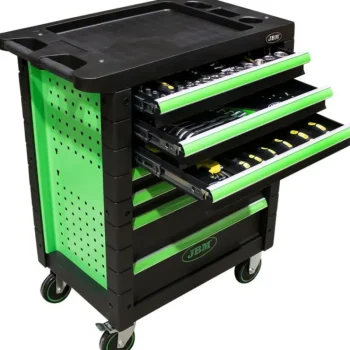 Jbm Hyllyjärjestelmät-Työkaluvaunu Työkaluilla 7 Laatikkoa 172 Osaa
