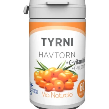 Via Naturale Terveysravinteet Ja -valmisteet^Tyrni + C-vitamiini 60 Kpl