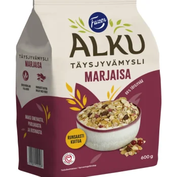 Fazer Alku Myslit^Täysjyvämysli 600 G Marjaisa