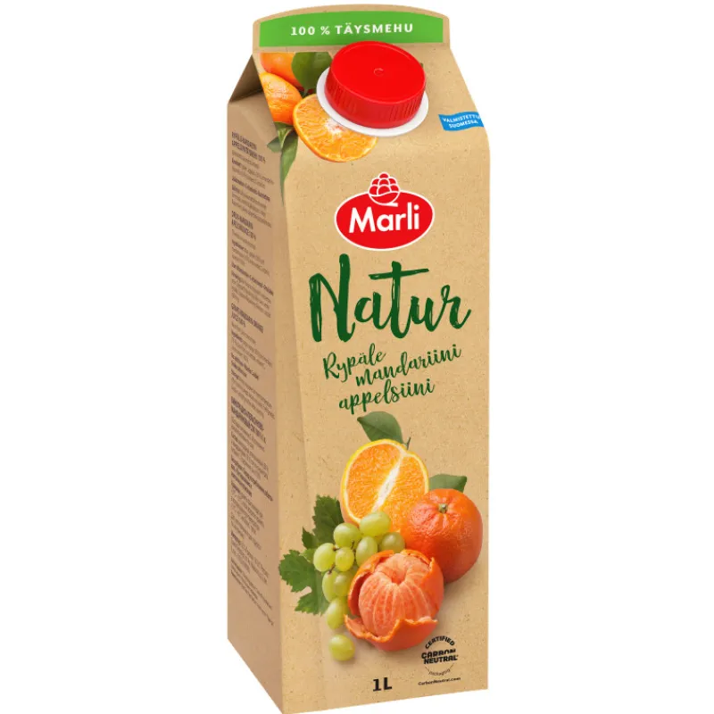 tysmehu-1-l-mandariini-appelsi-dwhHqFMy-0.webp Marli Natur Mehut, Mehutiivisteet Ja Glögit^Täysmehu 1 L Mandariini-appelsiini
