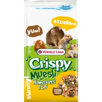 Crispy Jyrsijät^Täysravintoseos Versele-Laga 1 Kg Muesli Hamsterit & Jyrsijät