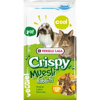 Crispy Jyrsijät^Täysravintoseos Versele-Laga 1 Kg Muesli Kaneille/sisäkaneille