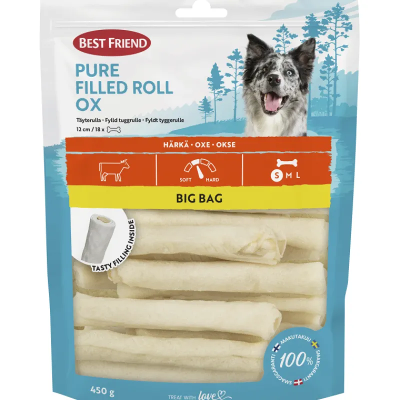 tyterulla-best-friend-18-kpl-4-GpnfUtmf-0.webp Best Friend Koiranruoka^Täyterulla 18 Kpl 450 G Pure Härkä