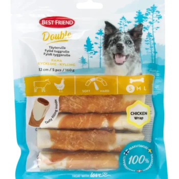 Best Friend Koiranruoka^Täyterulla 5 Kpl 160 G Double Kana