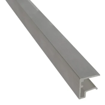 Keraplast Pihan Rakennusmateriaalit-U-päätelista , 10 Mm Alumiini 4 M