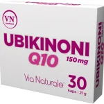 Via Naturale Terveysravinteet Ja -valmisteet^Ubikinoni Q10 30 Kpl 150 Mg