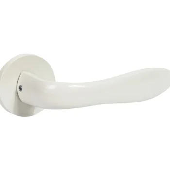 Pisla Pienrauta-Ulko-ovenpainike Veeti Messinkiä, Valkoinen