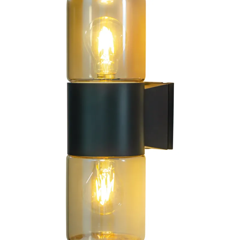 ulkoseinvalaisin-aneta-lightin-XEpunlUq-0.webp Aneta Lighting Ulkovalaisimet-Ulkoseinävalaisin Lysekil 2-osainen, Musta/meripihka