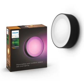 Philips Hue Ulkovalaisimet-Ulkoseinävalaisin Daylo White And Color Ambiance 15W, Musta