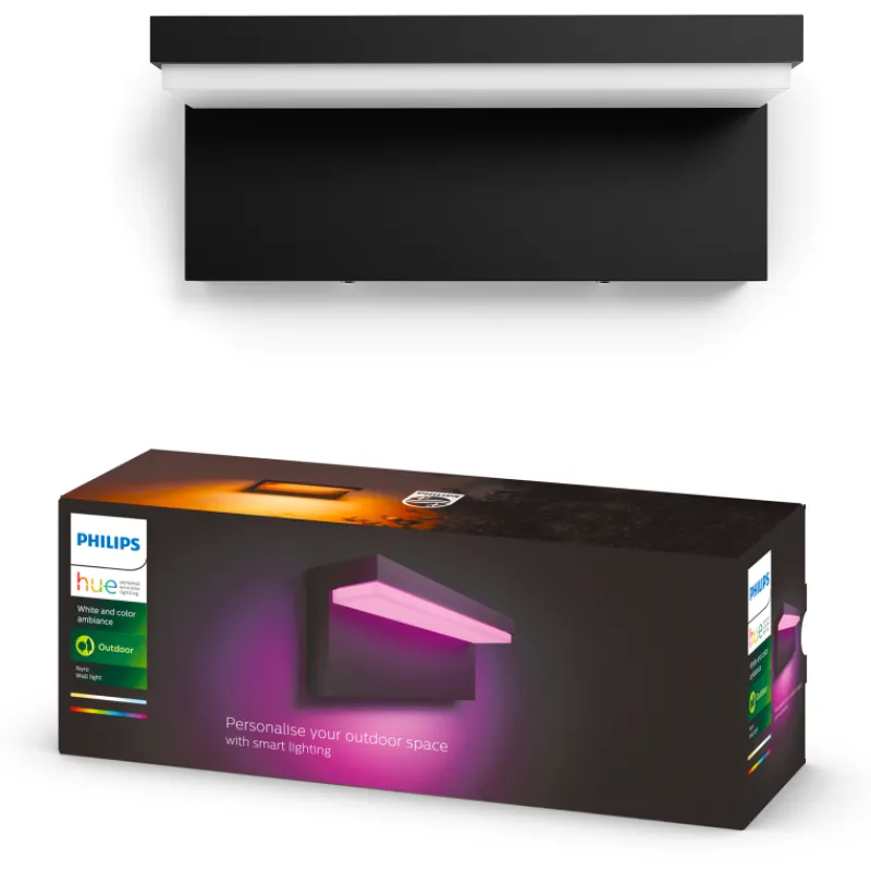 ulkoseinvalaisin-philips-hue-n-EcjWyKhd-0.webp Philips Hue Ulkovalaisimet-Ulkoseinävalaisin Nyro White And Color Ambiance 13.5W, Musta