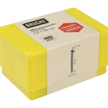 Brücke Paineilmatyökalut Ja -tarvikkeet-Ulkovuorausnaula 2,2 X 50 Mm, 400 Kpl