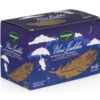 Nordqvist Teet Ja Kaakaot^Uni-Jukka, Pussitee 20 Kpl