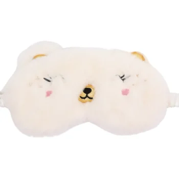 Miny Hiuskoristeet Ja Hiustenhoitovälineet^Unimaski Nalle Valkoinen