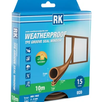 Rk Teipit-Uratiiviste Ikkuna TPE Ruskea 8 Mm 10 M