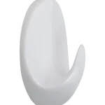 Pisla Ripustus-Vaatekoukku 2 Kpl, Valkoinen, Tarrakiinnitys