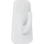 Pisla Ripustus-Vaatekoukku 2 Kpl, Valkoinen, Tarrakiinnitys