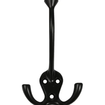 Pisla Ripustus-Vaatekoukku Alba 140 Mm Samakkia, Musta