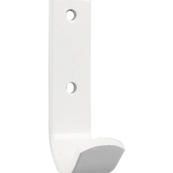 Pisla Ripustus^Vaatekoukku Alumiinia, Valkoinen, 4 Kpl