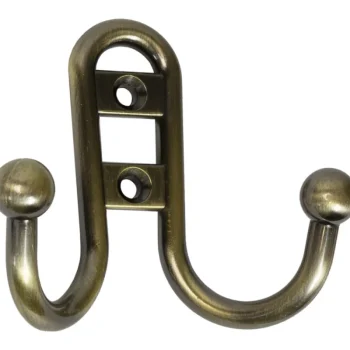 Pisla Ripustus-Vaatekoukku Arona 68 Mm, Samakki/antiikkimessinki