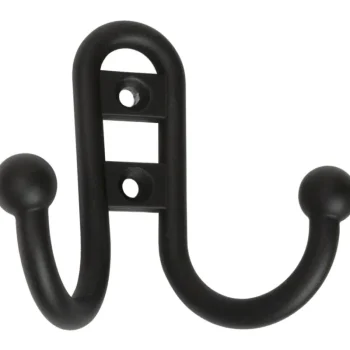 Pisla Ripustus-Vaatekoukku Arona 68 Mm Samakkia, Musta