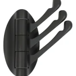 Pisla Ripustus-Vaatekoukku Kääntyvä Zn/musta