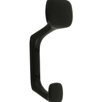 Pisla Ripustus-Vaatekoukku Nature Zn/musta