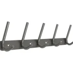 Pisla Ripustus-Vaatekoukku Nita 5 Koukkua Harmaa